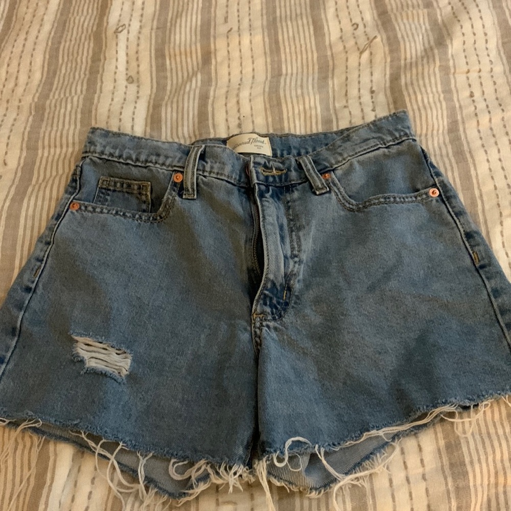 Universal thread jean shorts
